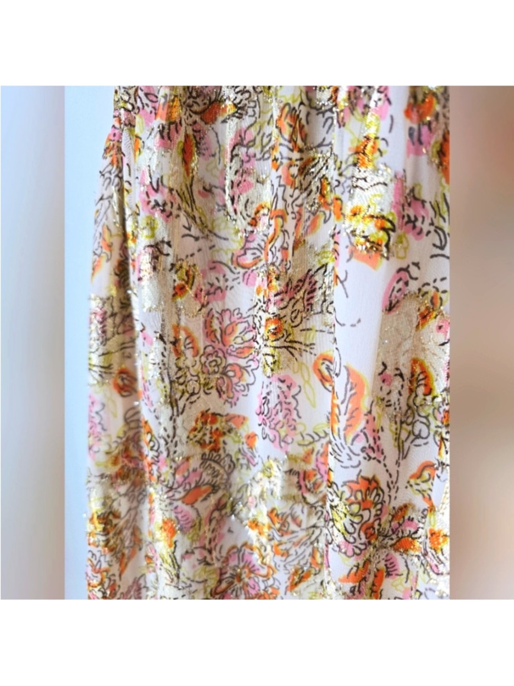 Goa Beachwear by Japna gold foil maxi dress - Picture 7 of 10